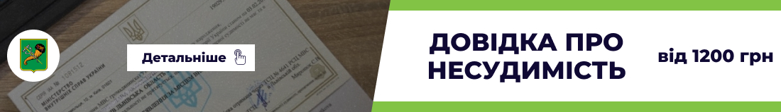 Довідка про несудимість бюро перекладів "Какаду"